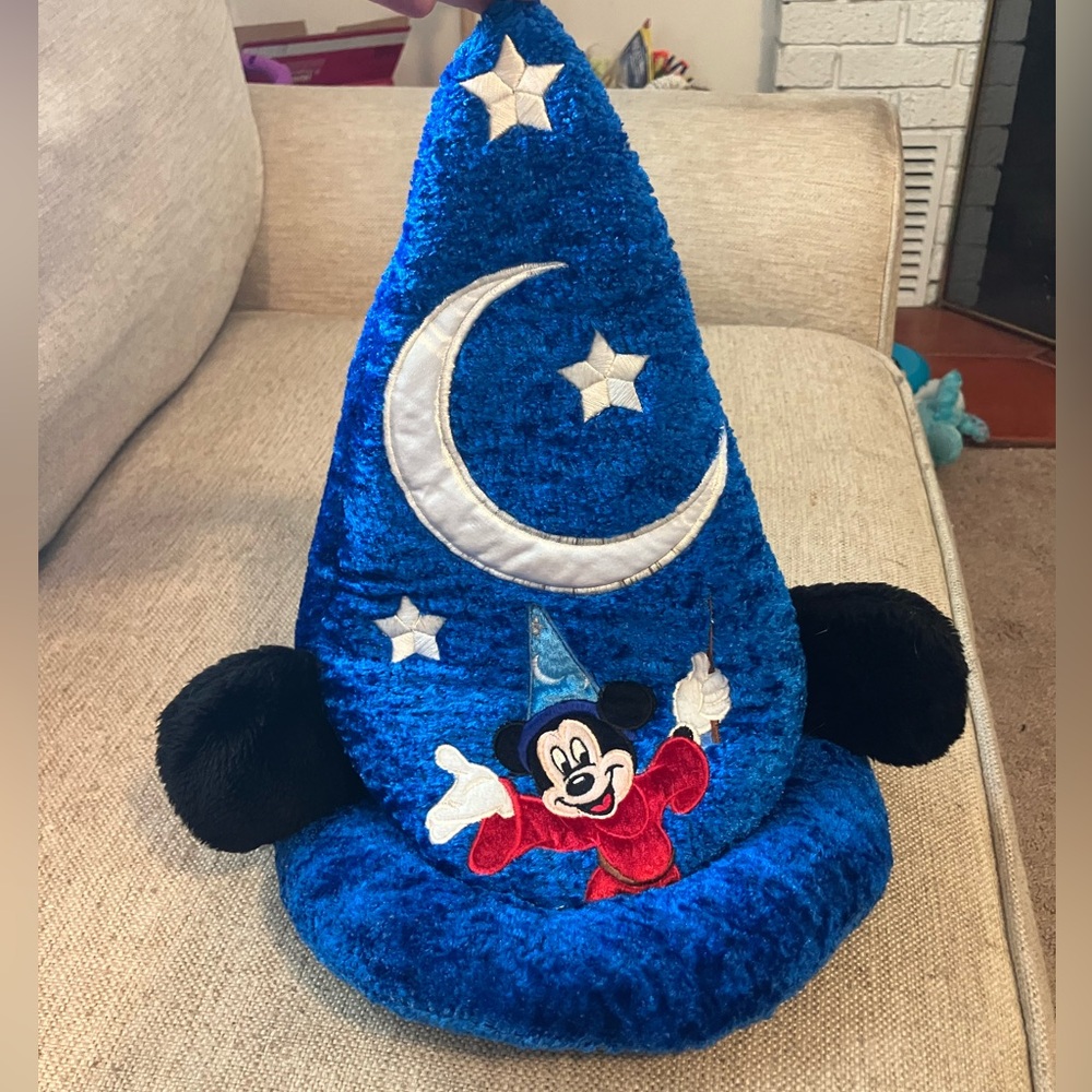 Walt disney world blue mickey mouse sorcerers hat - Picture 2 of 6